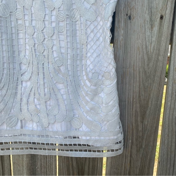 Express Ivory Embellished Tank Top - Picture 3 of 7